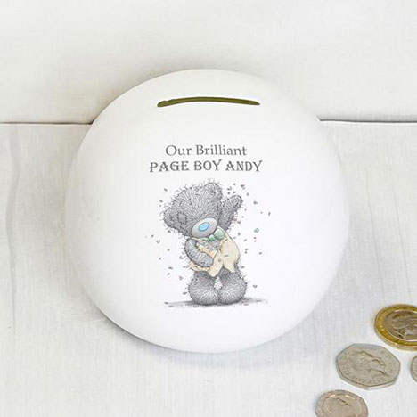 Personalised Me to You Page Boy Usher Wedding Money Jar Extra Image 3